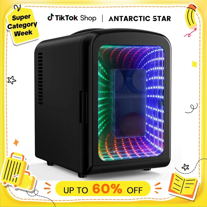 Antarctic Star Mini Fridge with Gaming Lights
