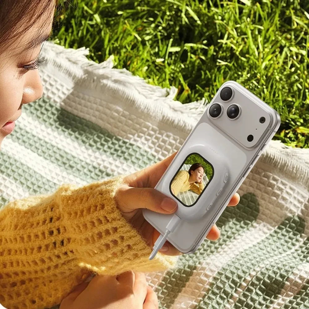 Monitor magnético para selfies