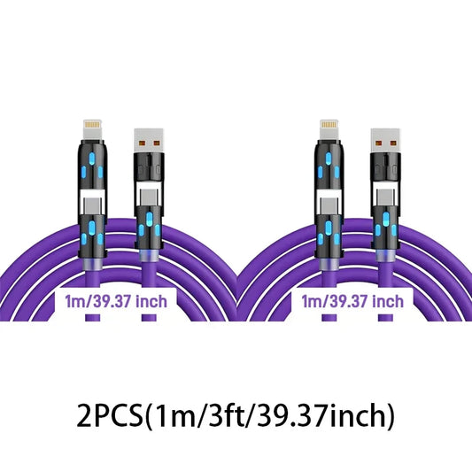 4-in-1 Multi-Device Charging Cable