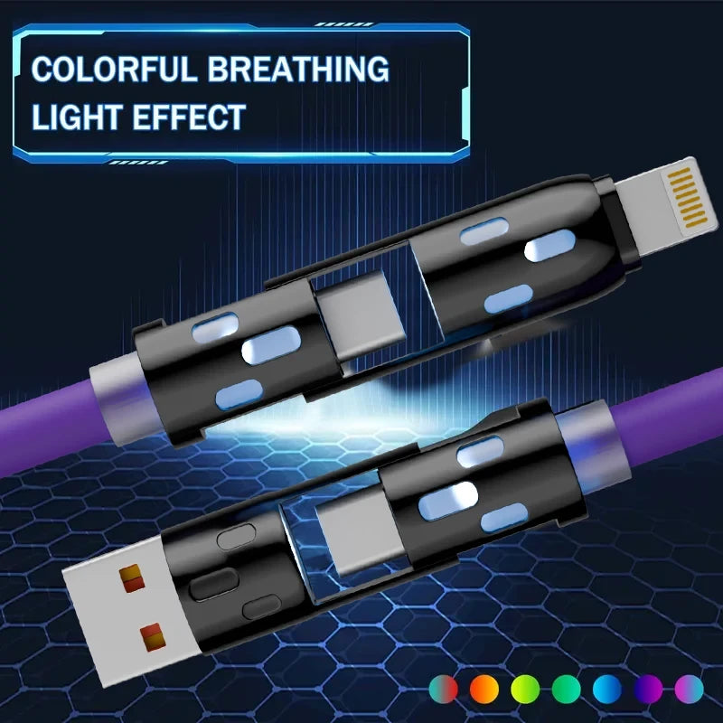 4-in-1 Multi-Device Charging Cable