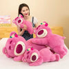 Strawberry Bear Plush Sleep Pillow