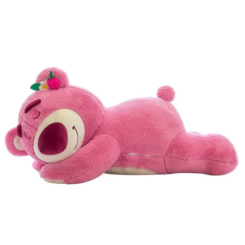 Strawberry Bear Plush Sleep Pillow