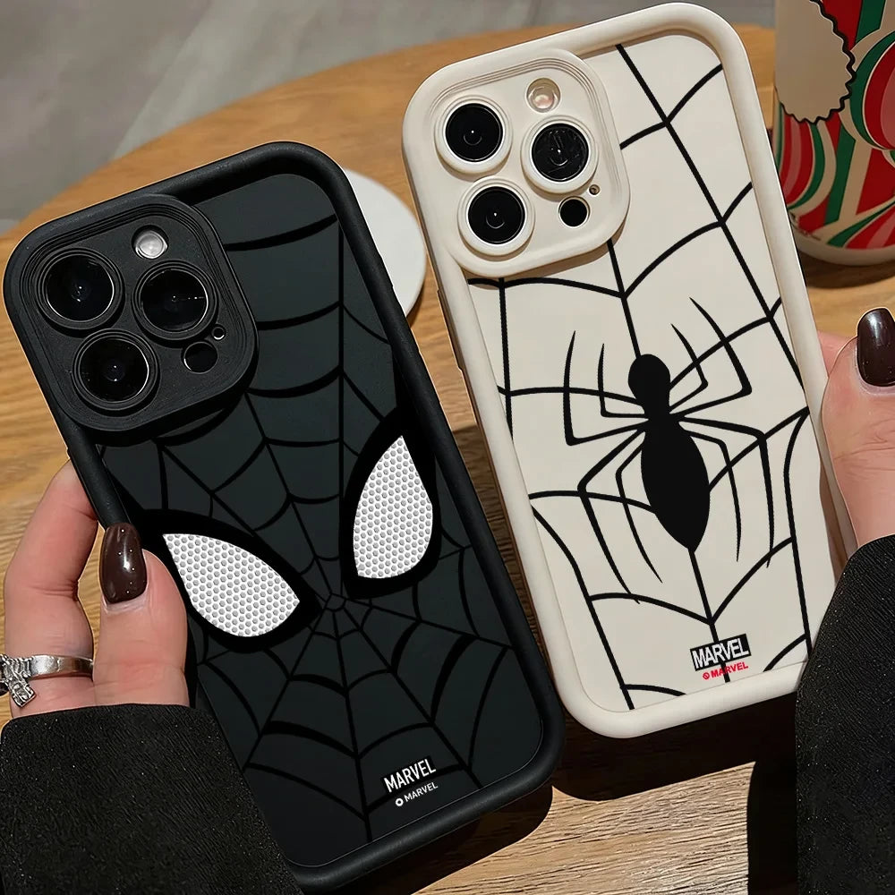 Funda Suave Anime Spiderman Para iPhone