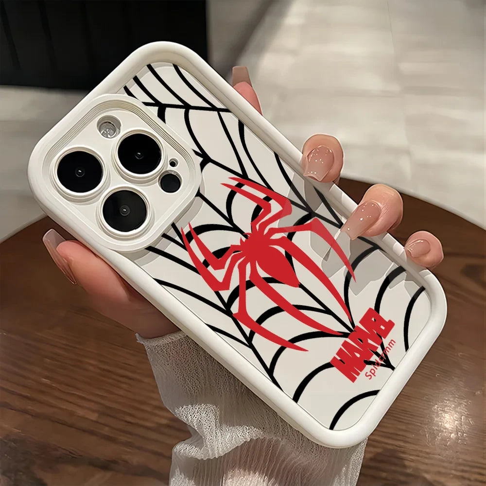 Funda Suave Anime Spiderman Para iPhone
