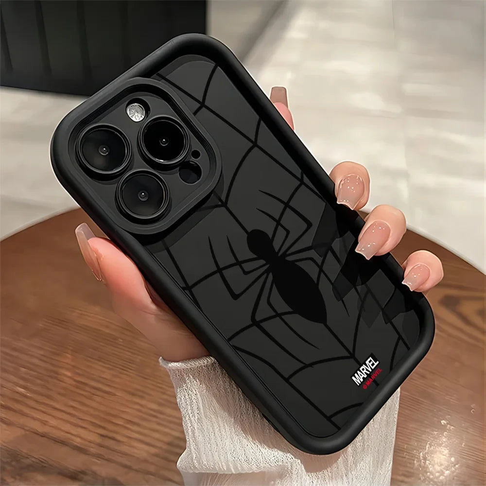 Funda Suave Anime Spiderman Para iPhone
