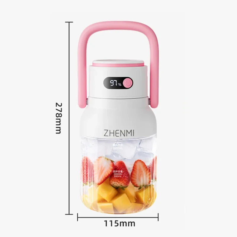 Blender Portabil Digital Pentru Smoothie