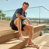 White Arch Support Flip Flops