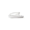 White Arch Support Flip Flops