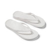 White Arch Support Flip Flops
