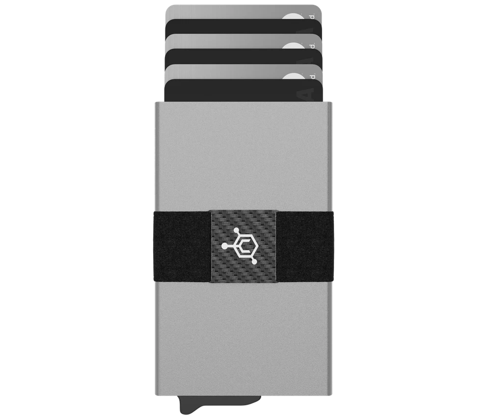 Aerospace Grade Aluminum RFID Blocking Wallet