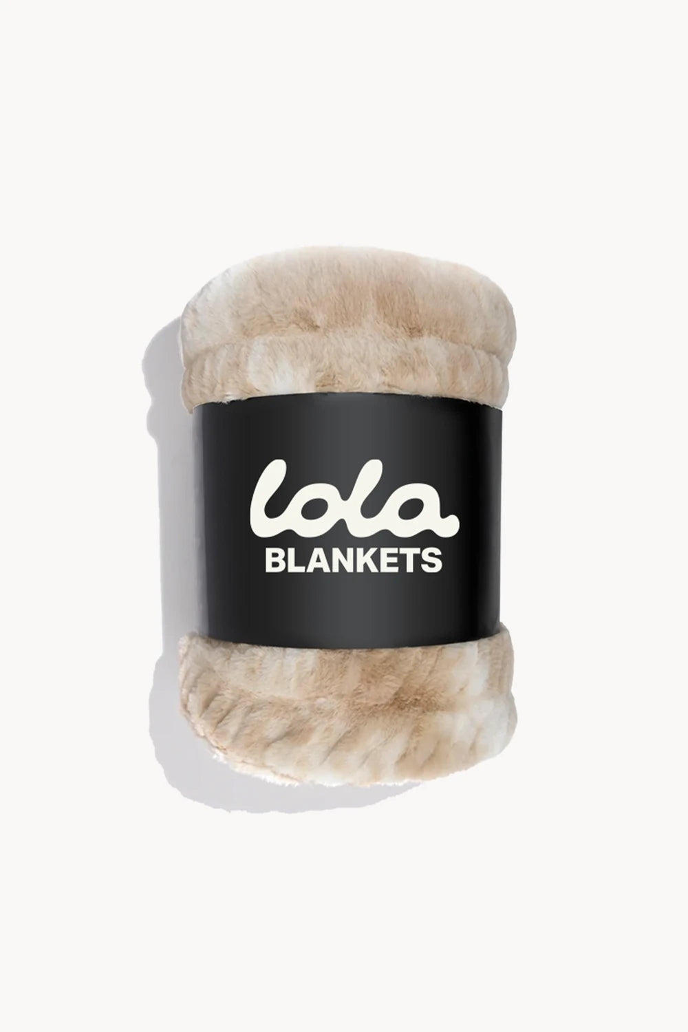 Caramel N Cream Faux Fur Blanket