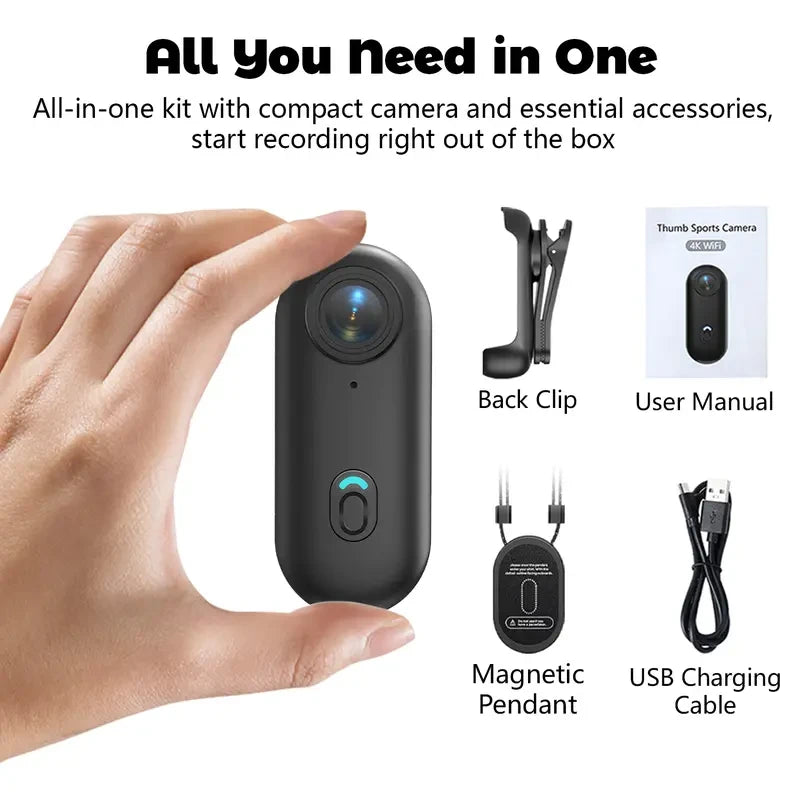 NUISK Mini Magnetic Action Camera
