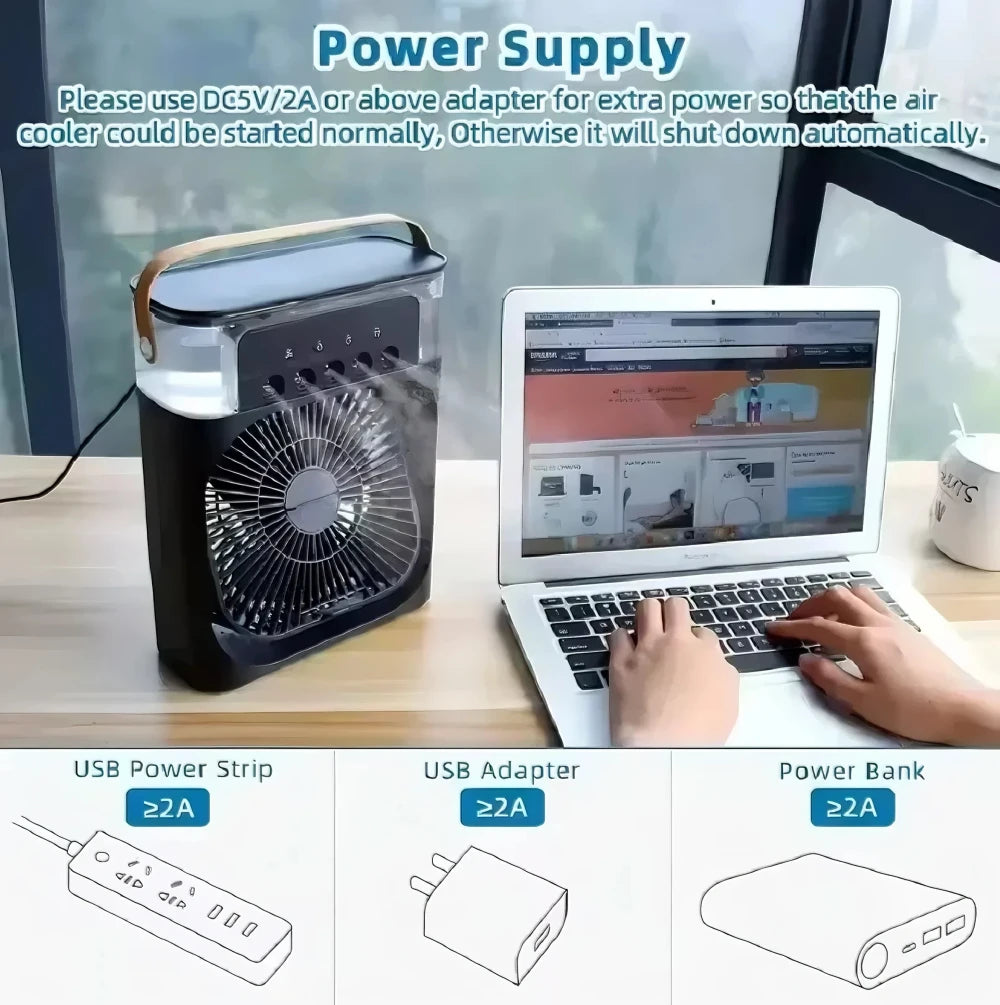 Miniventilador de Aire Portátil