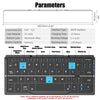 Tastatura wireless pliabila din aluminiu