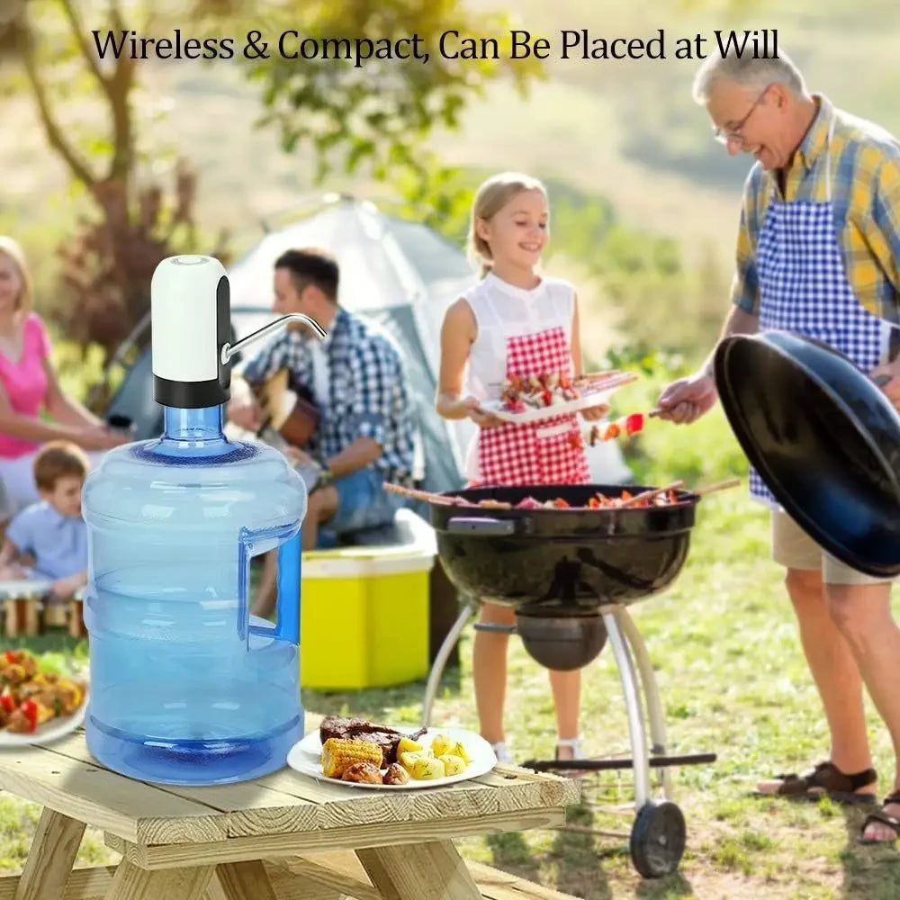 USB Rechargeable Water Bottle Pump