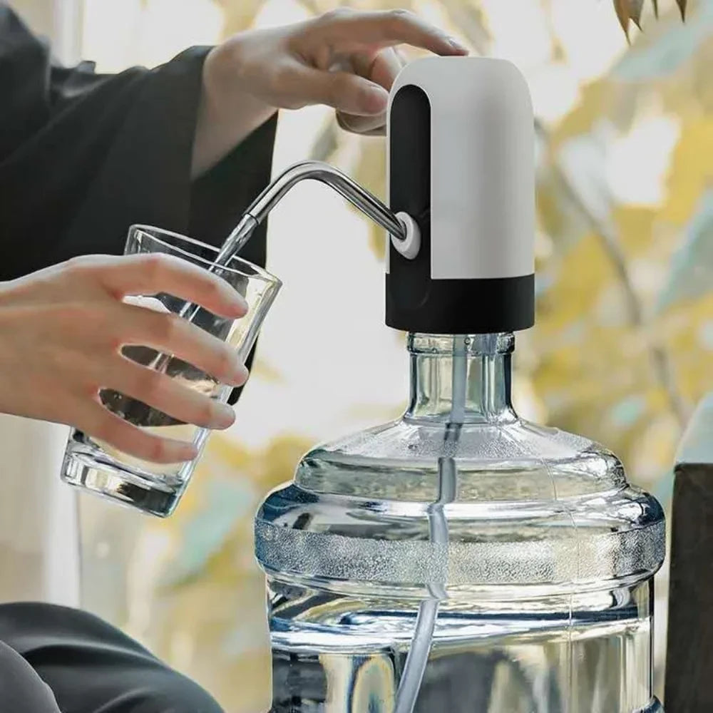USB Rechargeable Water Bottle Pump