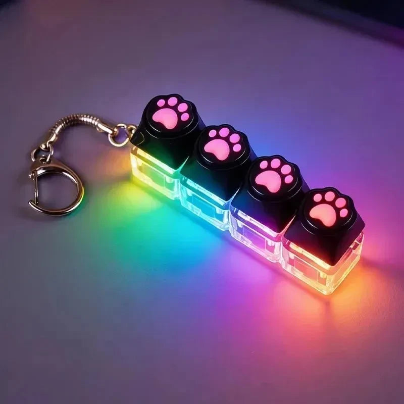 Llavero Teclado Antiestrés con LED
