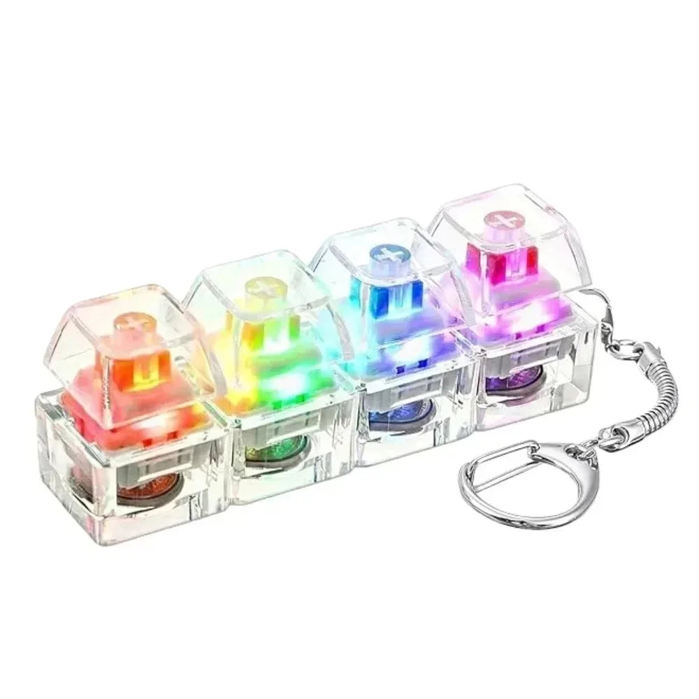 Llavero Teclado Antiestrés con LED