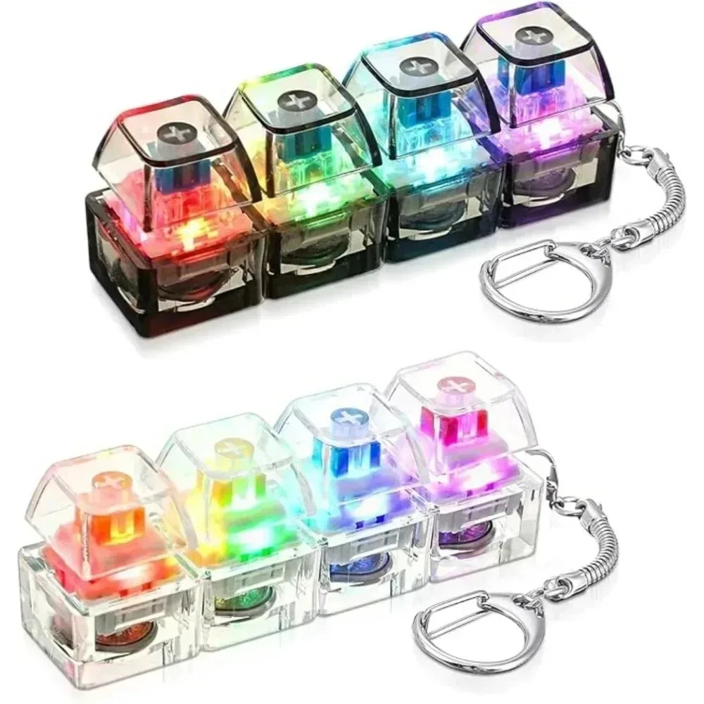 Llavero Teclado Antiestrés con LED