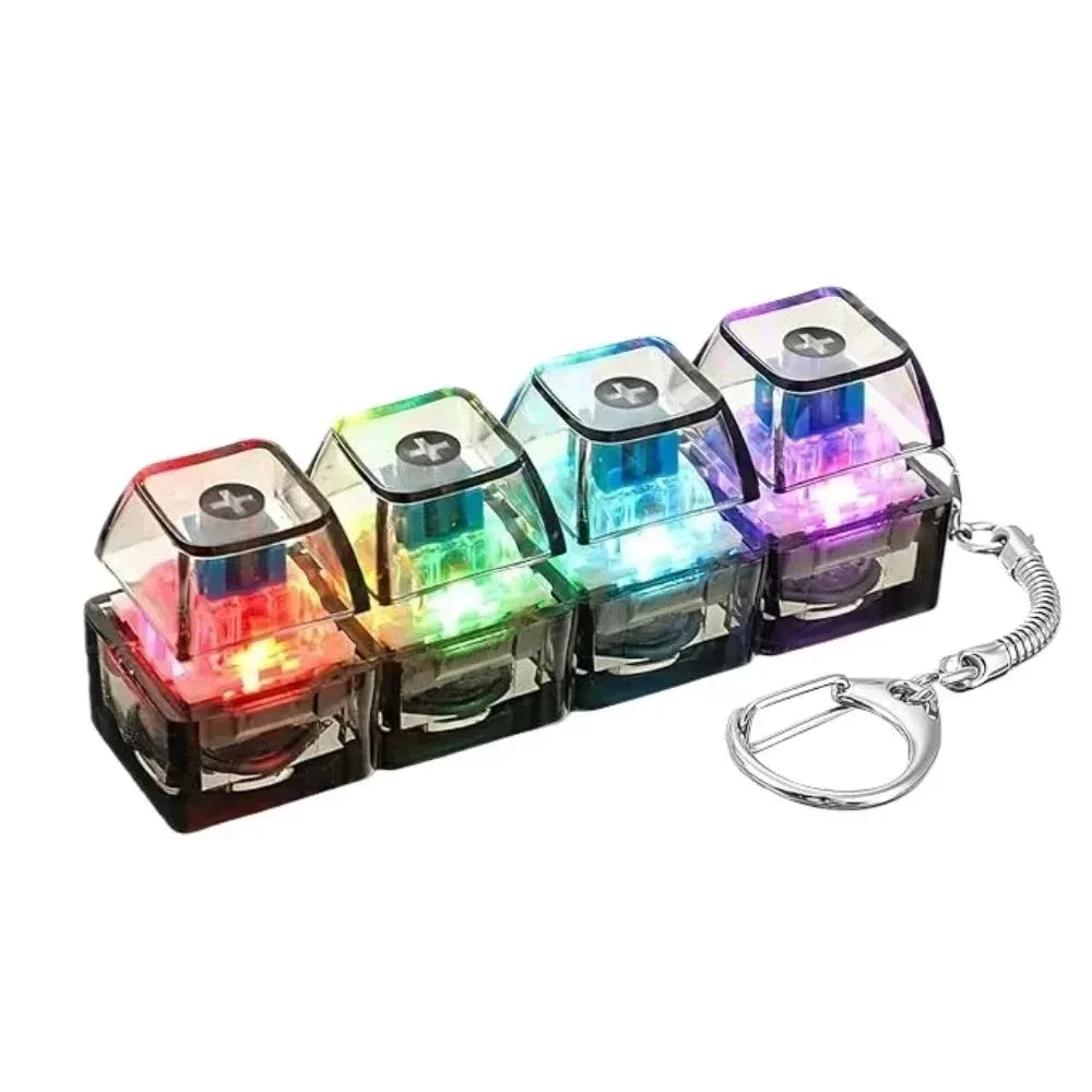 Llavero Teclado Antiestrés con LED