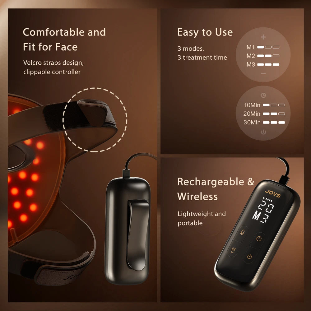 JOVS 4D Laser Light Therapy Mask