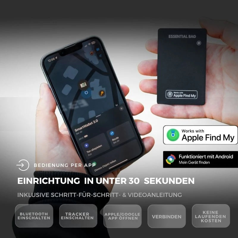 Smart Wallet Tracker Card