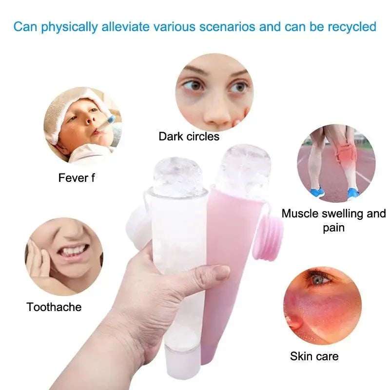 Rola Masaj Facial Silicon Gheață