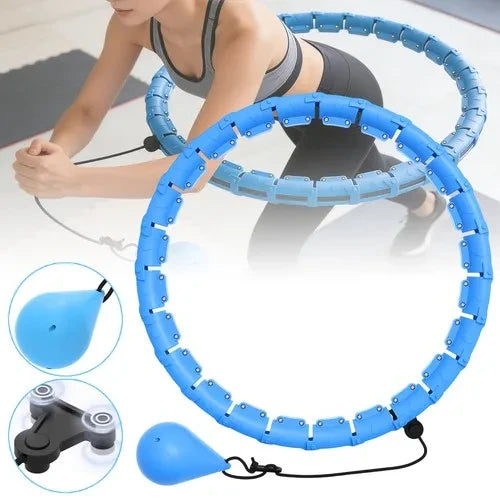 Weighted Hula Hoop with Resistance Cord