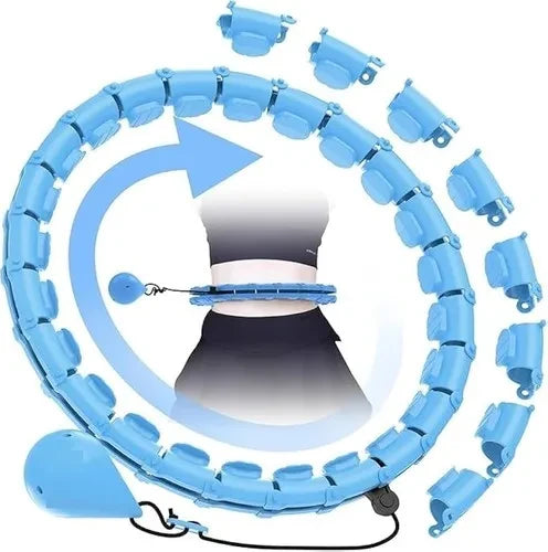 Weighted Hula Hoop with Resistance Cord