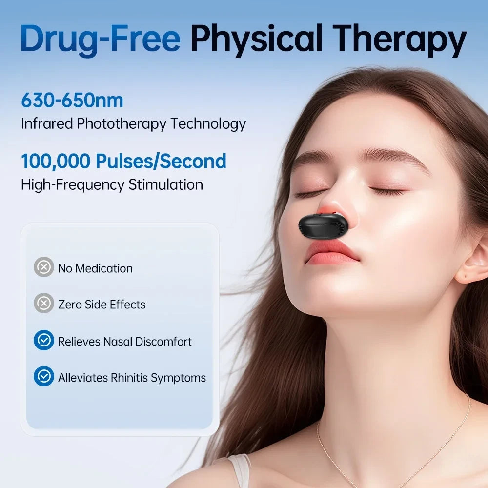 Dispositivo de Fototerapia Nasal con Luz Roja e Infrarroja