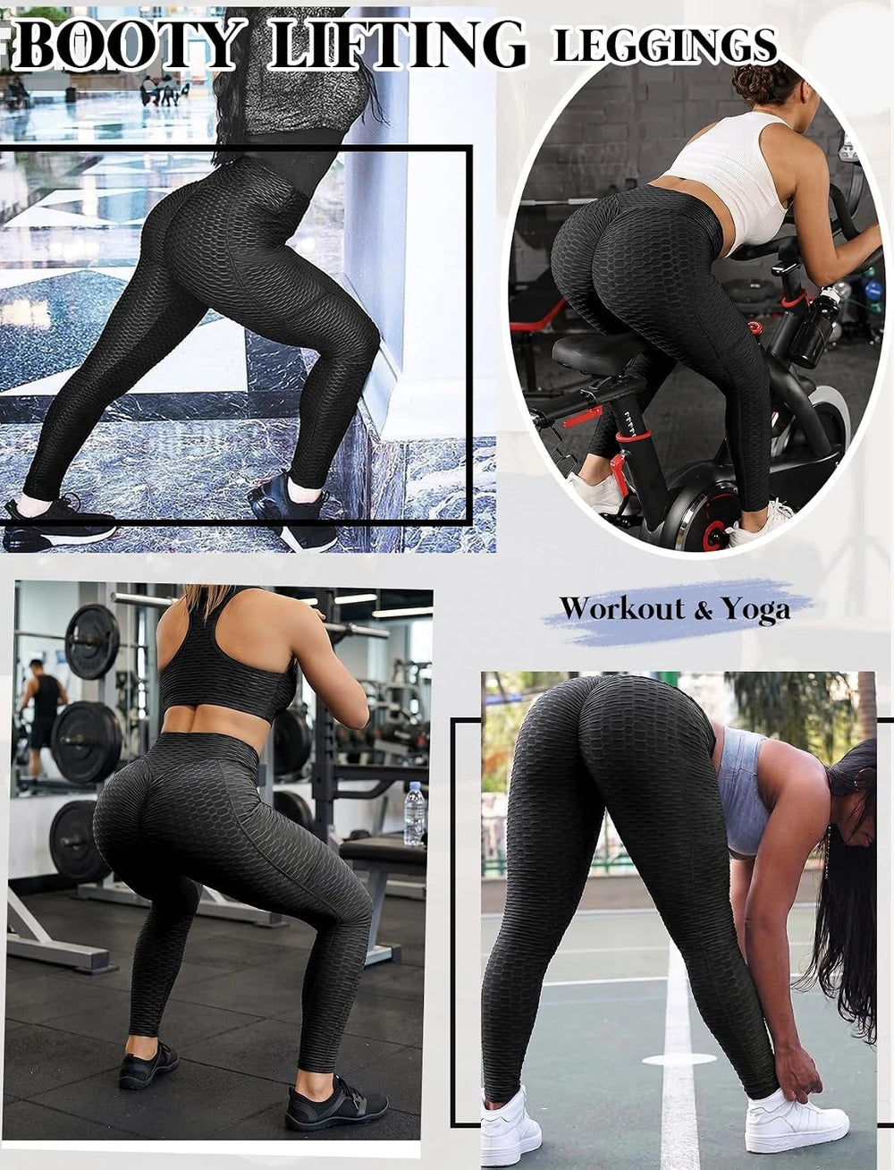 High Waisted Scrunch Booty Leggings