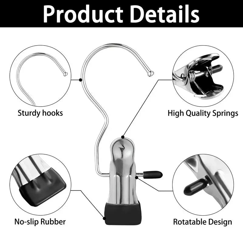 Stainless Steel Boot Hanger Clips