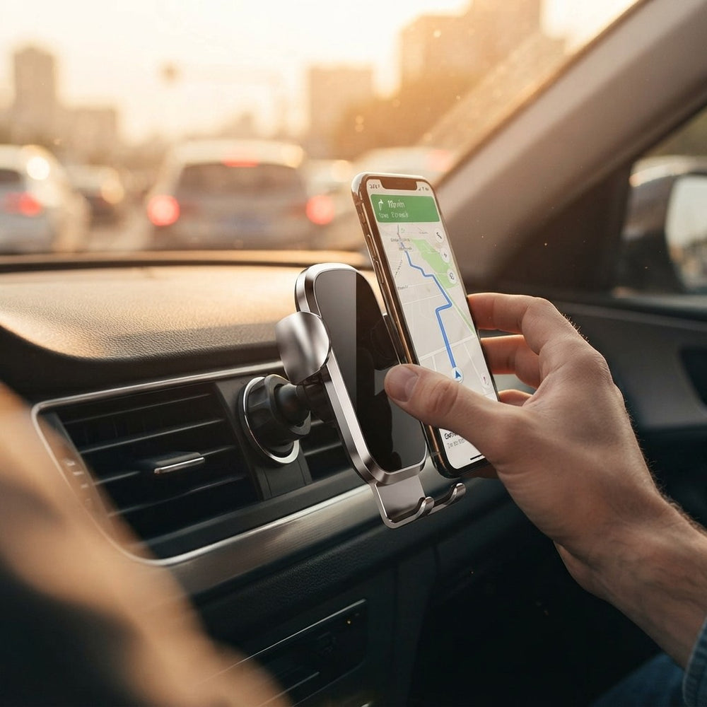 Soporte Movil Coche Gravedad