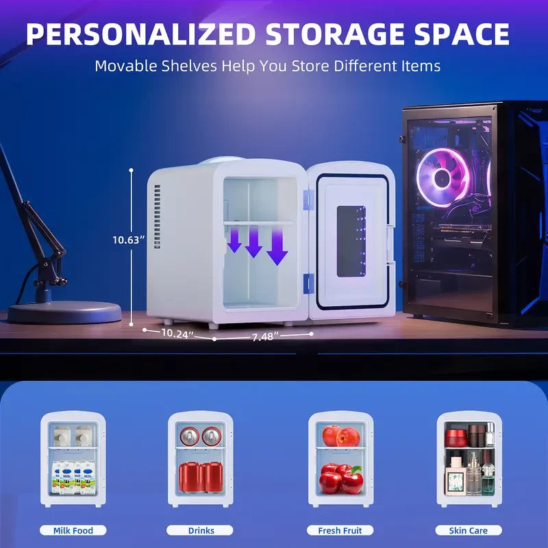 Antarctic Star Mini Fridge with Gaming Lights